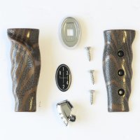 Hurst MOPAR Premium Pistol Grip Handle Restoration Kit, Grips, OER Lense, Bezels